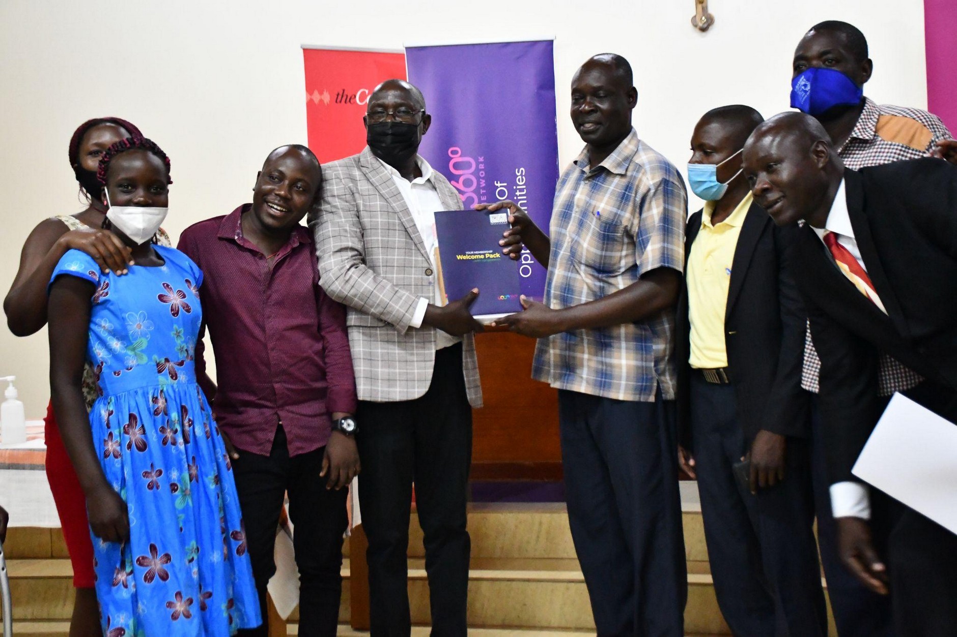 New member welcome pack handover